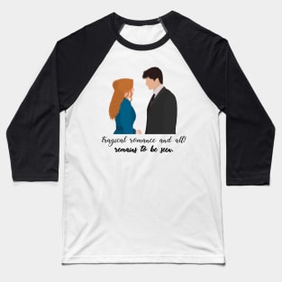 Anne and Gilbert Blythe Fan Art Tragical Romance and All Remains To Be Seen Baseball T-Shirt